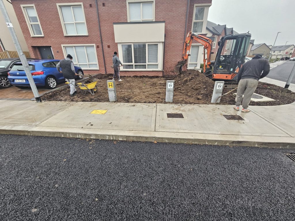 Landscaping Company at work in Kildare