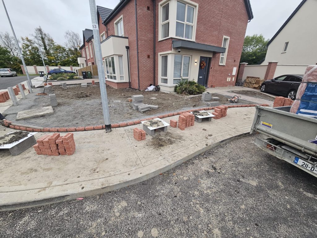 New Pavement being laid in County Kildare