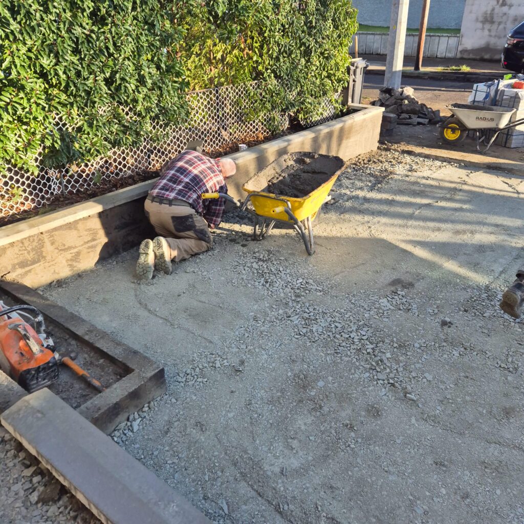 Driveway installed in Raheny Village, County Dublin.