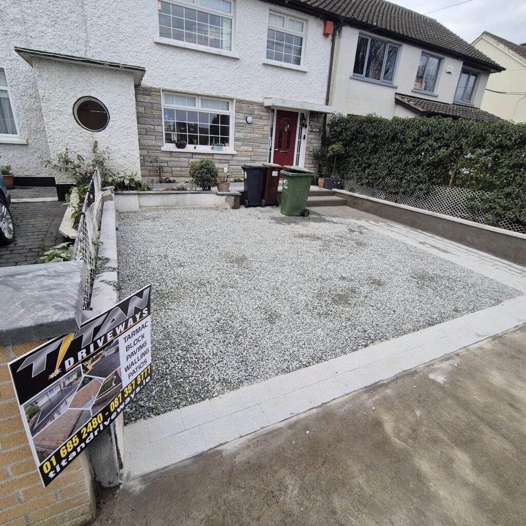 Raheny Driveway Construction Company in North County Dublin - What a finish