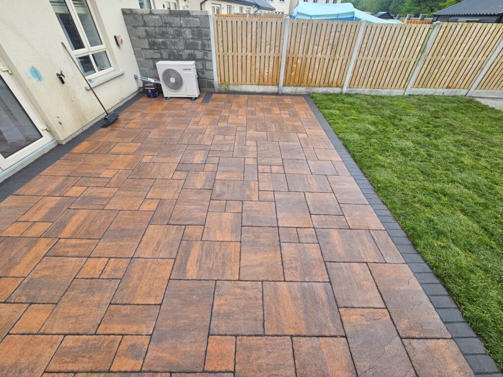 New Patio Installation in Kildare Town, County Kildare