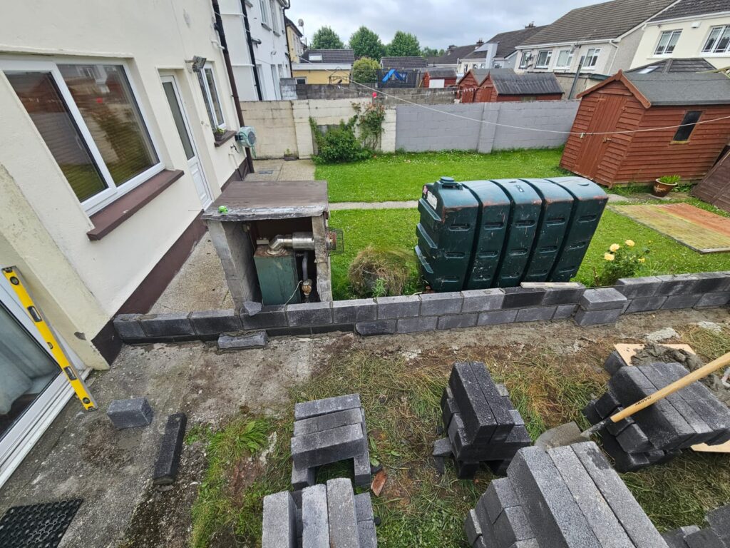 Retaining Wall in Construction